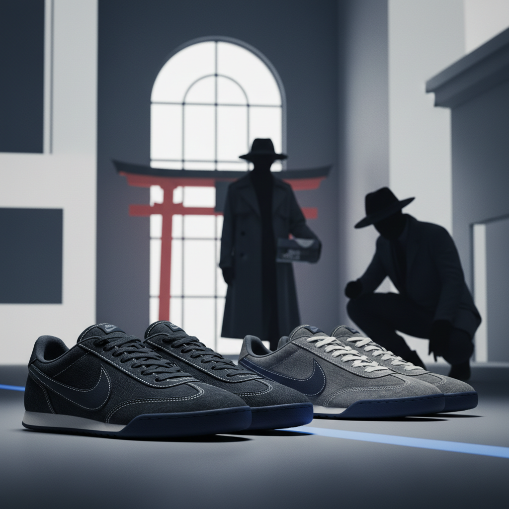 Nike och Mita lanserar exklusiv "Denim" Gato LV8 – redaktionell illustration