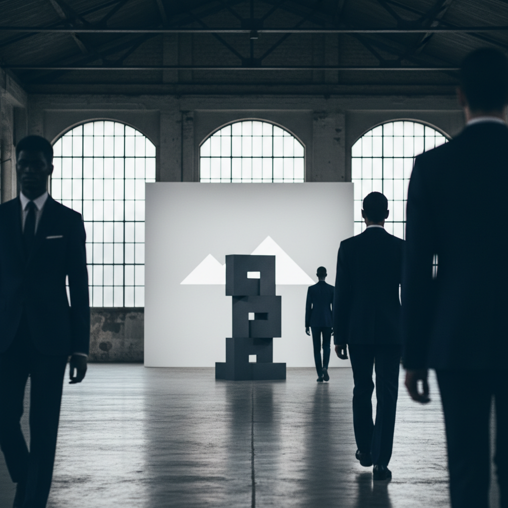 Prada presenterar reducerad herrkollektion i Milano – redaktionell illustration