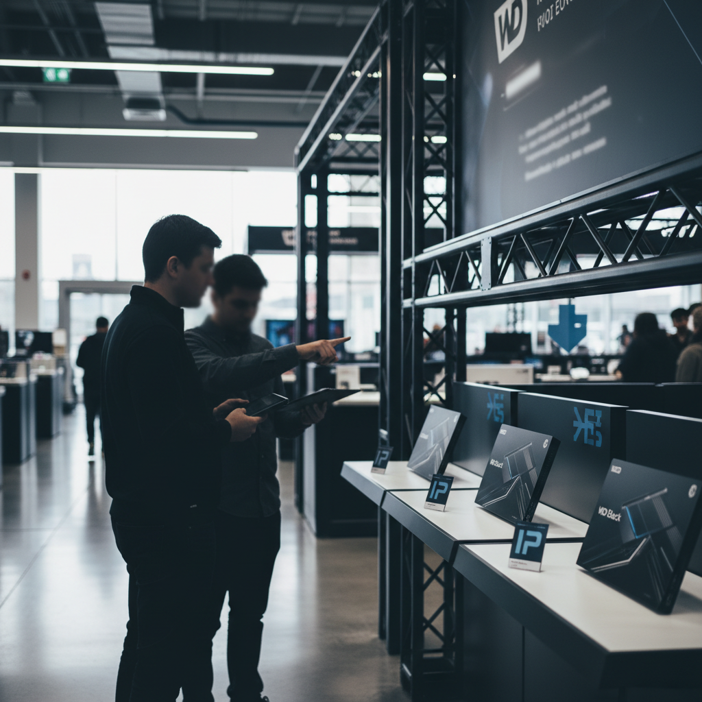 Prissänkningar på WD Black SSD-enheter upp till 46% – redaktionell illustration