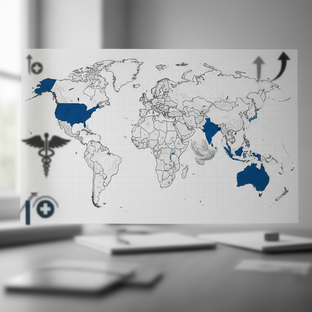 Global Demographics: The Countries with the Highest Fertility Rates – redaktionell illustration