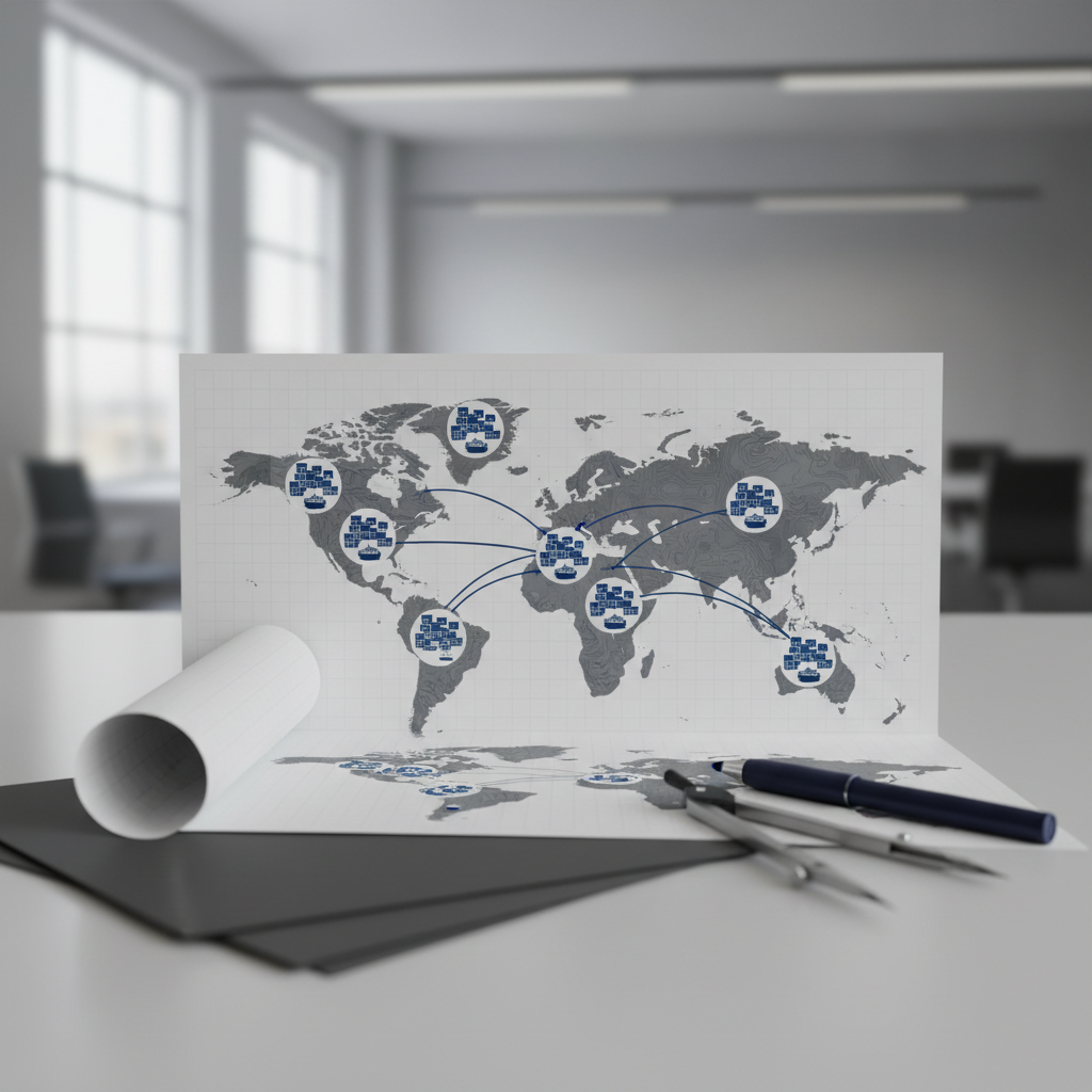 Global Gateway: The 10 Busiest Container Ports Shaping World Trade – redaktionell illustration