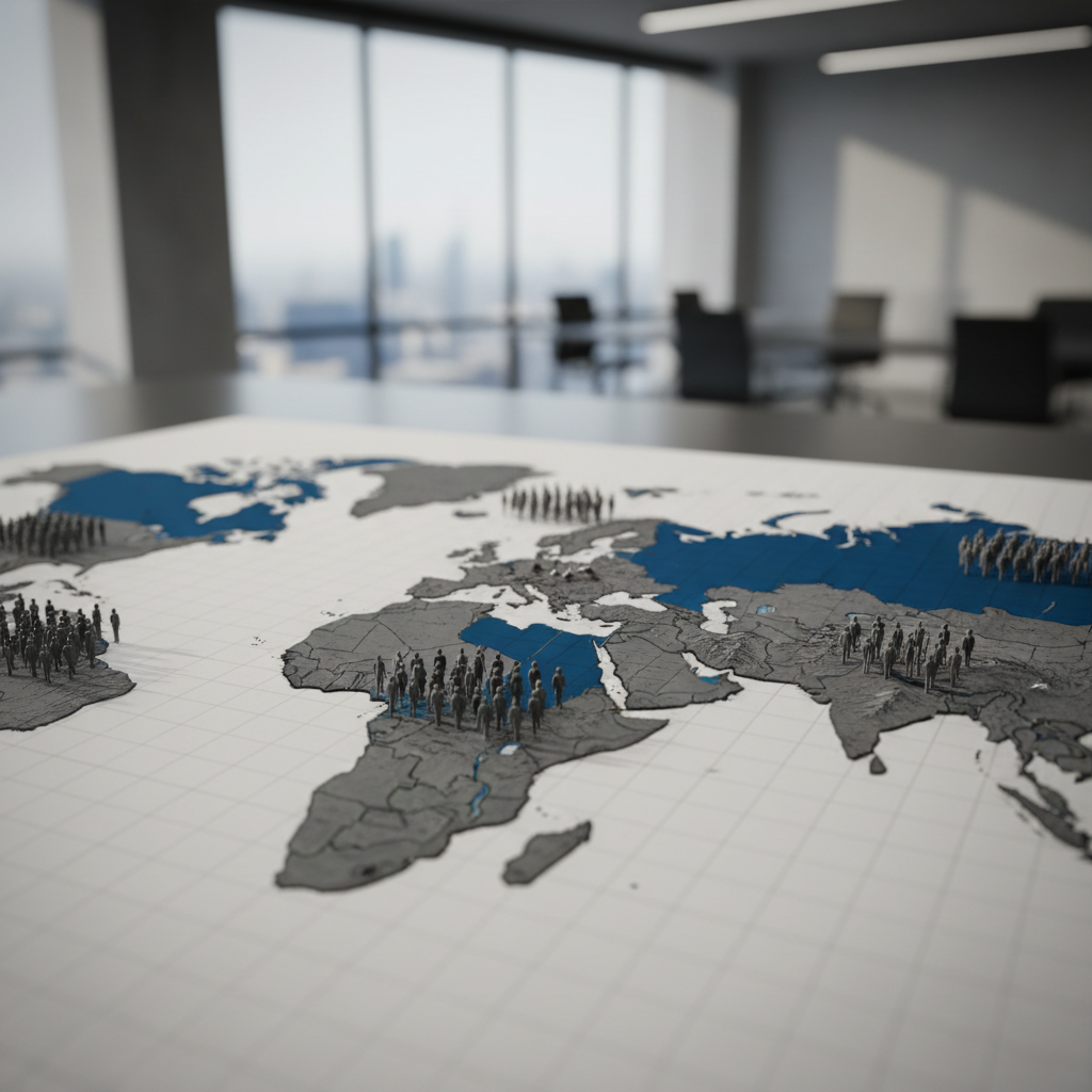 Manpower and Might: The State of Global Military Personnel Numbers – redaktionell illustration