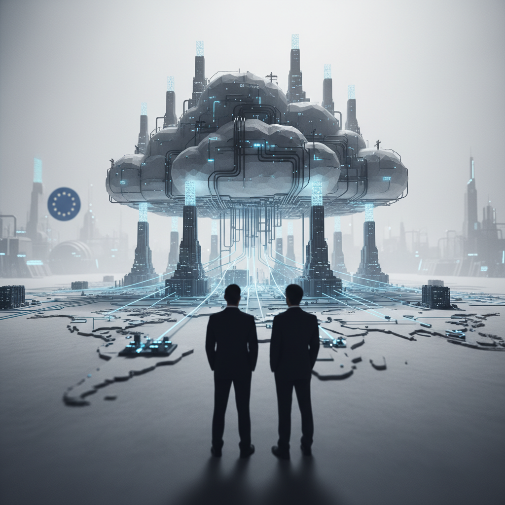 Powering the Cloud: The World’s Top 10 Electricity Producers – redaktionell illustration