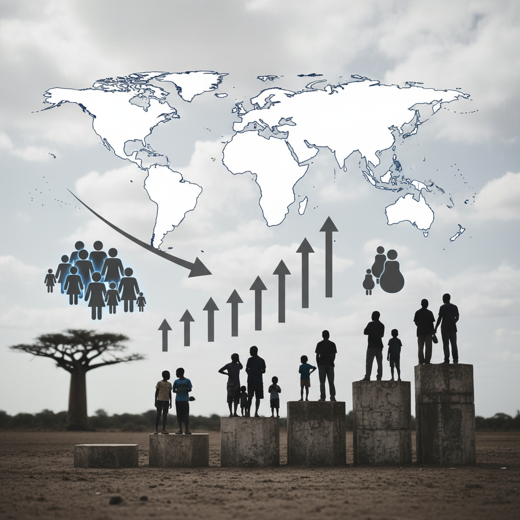 Ranked: The 10 Countries with the Highest Fertility Rates in 2024 – redaktionell illustration