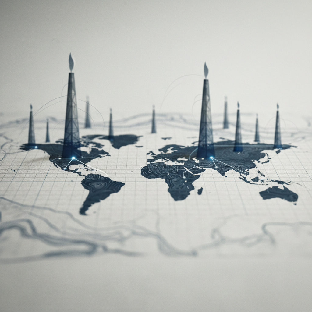 Ranked: The World’s Top 10 Natural Gas Producers – redaktionell illustration