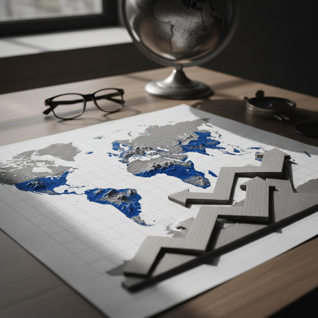 The Demographic Giants: Ranking the World’s Most Populous Nations – redaktionell illustration