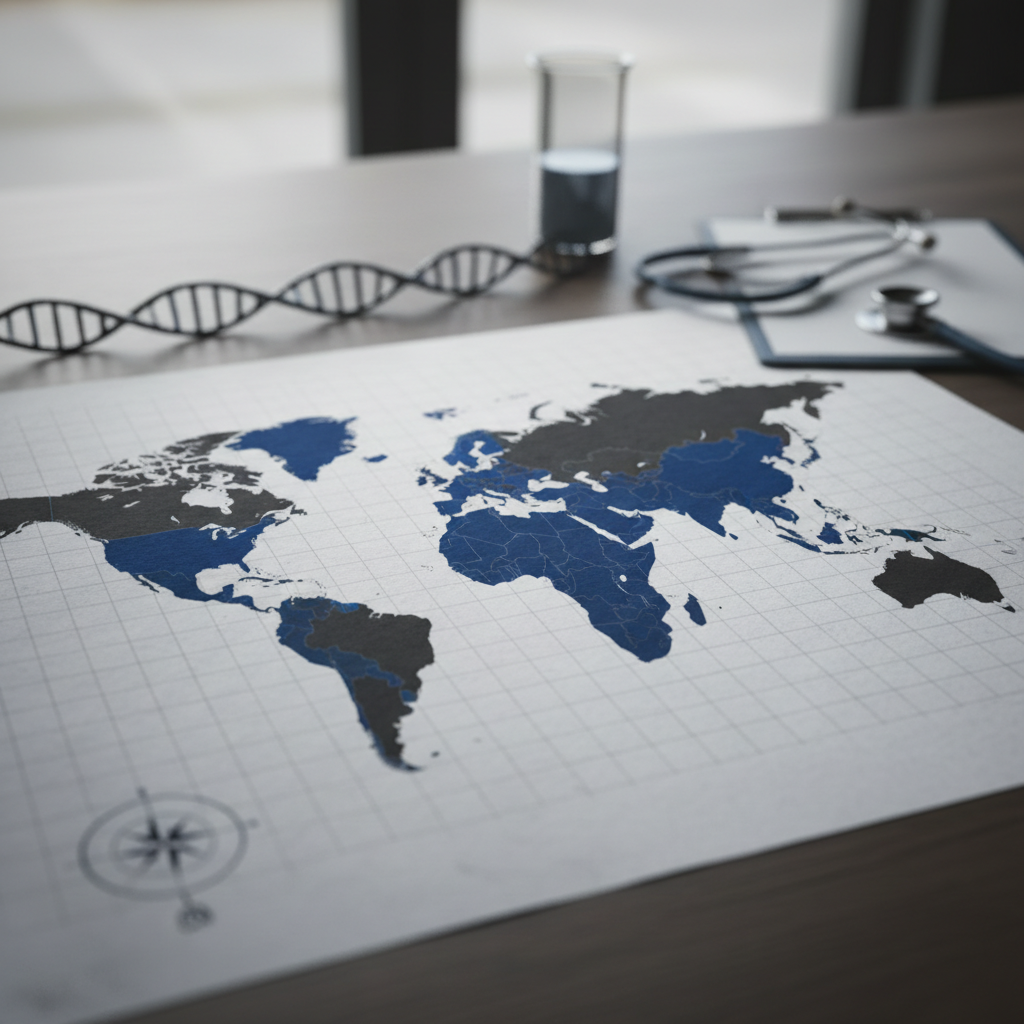 The Longevity Leaders: Global Life Expectancy in Focus – redaktionell illustration