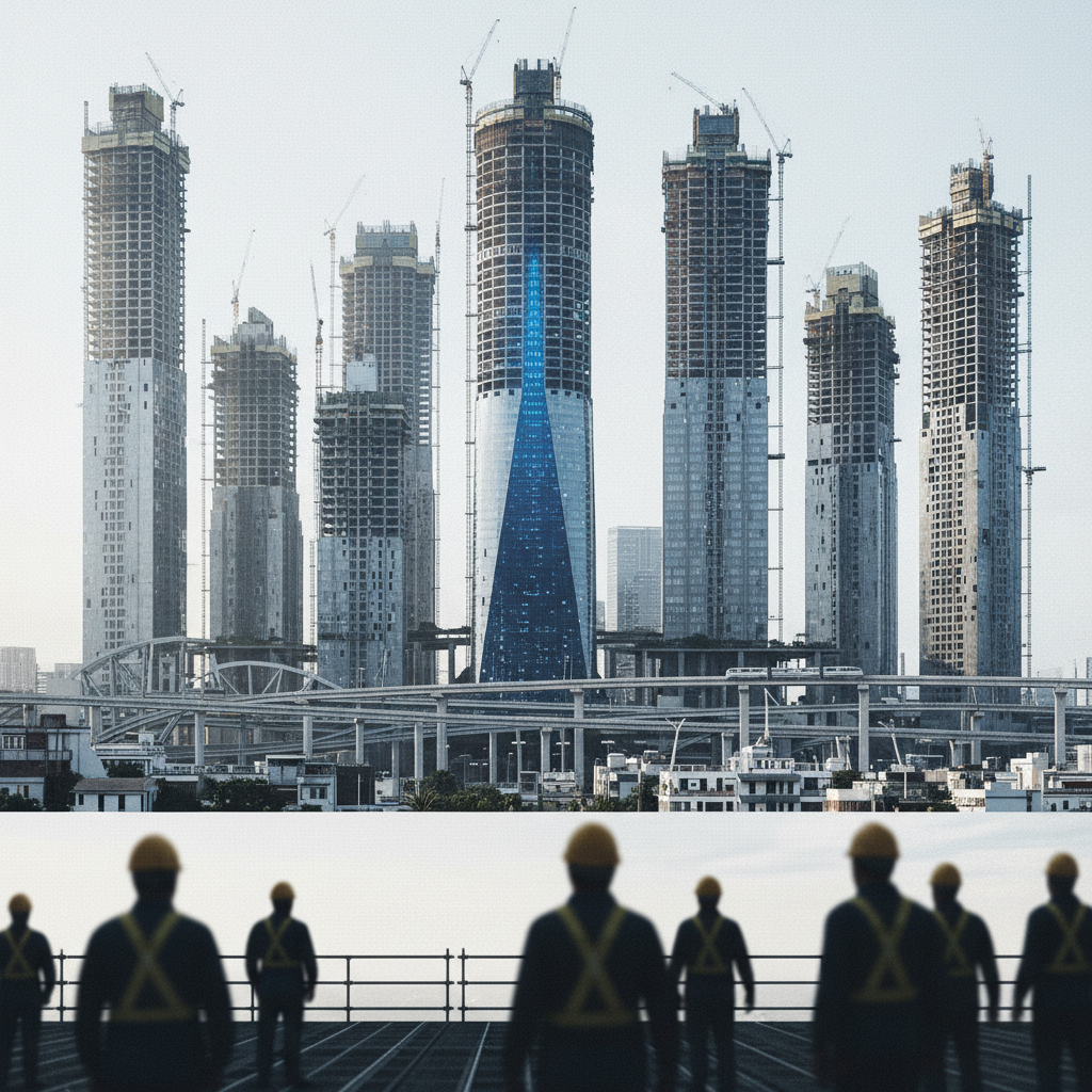 The World's 10 Tallest Buildings: Engineering the Modern Skyline – redaktionell illustration