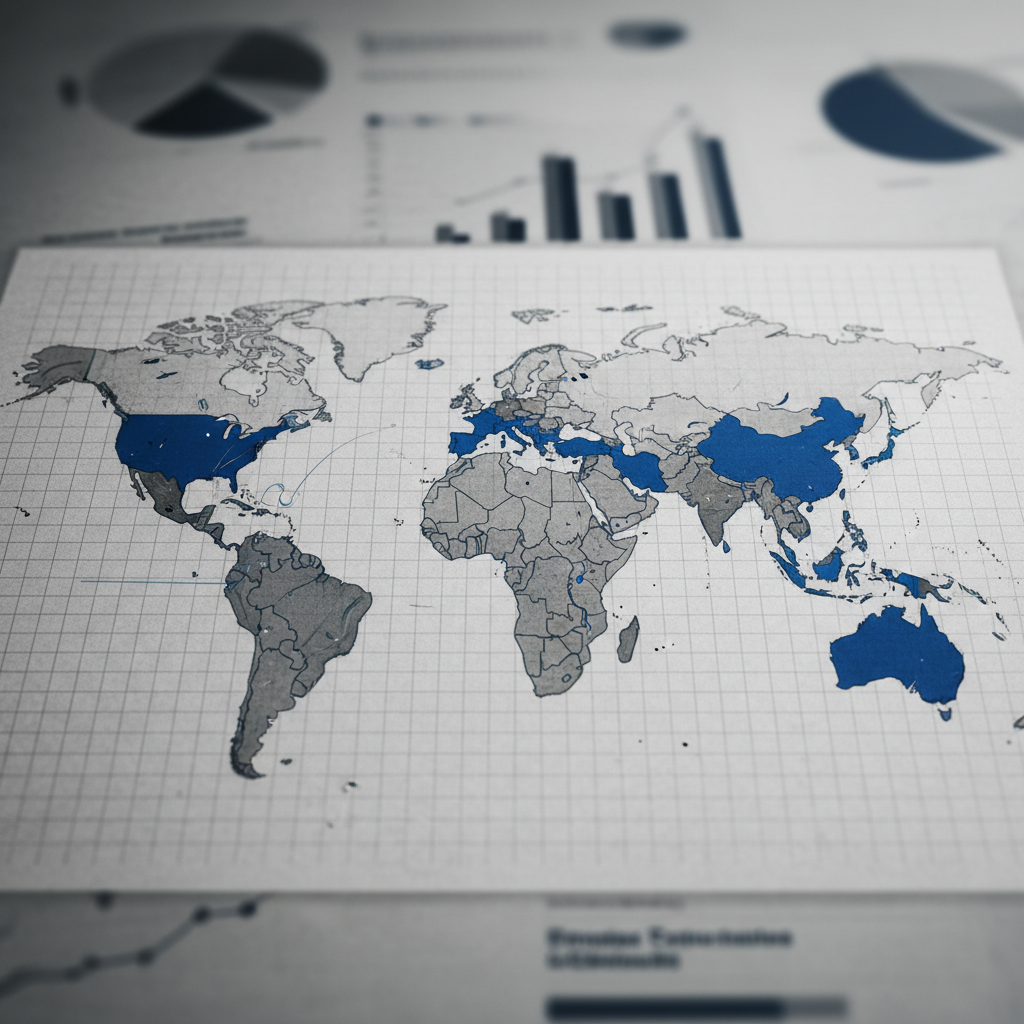 The World's Leading Oil Producers: Tracking Global Output in a Shifting Geopolitical Climate – redaktionell illustration