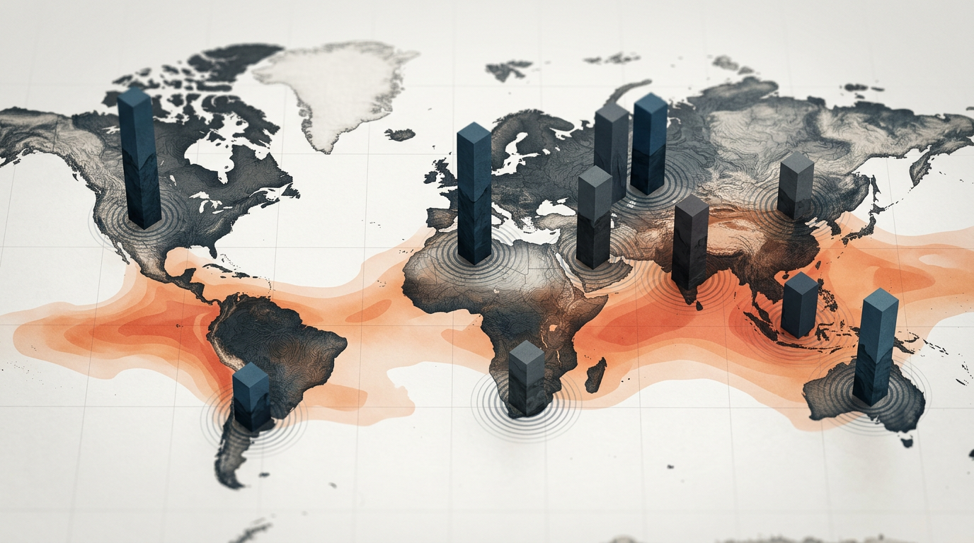 The World’s Top 10 Natural Gas Producers: Energy Security in the Age of El Niño – redaktionell illustration