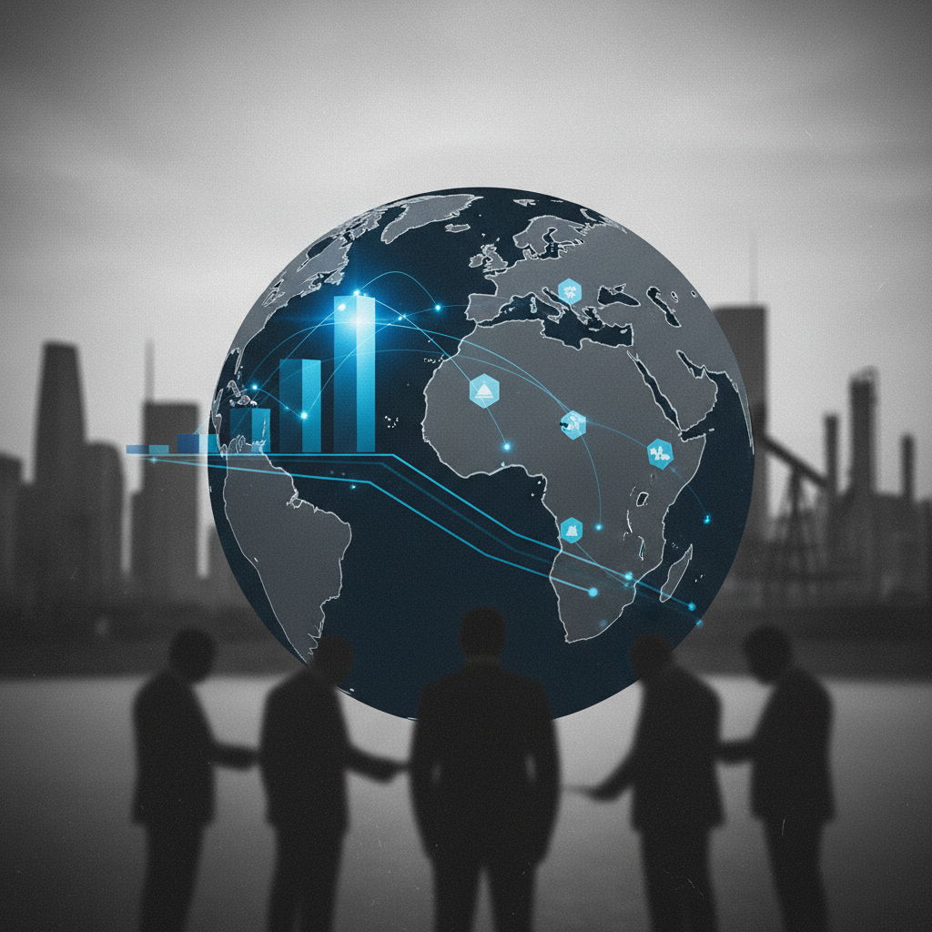 The World’s Top 10 Oil Exporters: Mapping Global Energy Power – redaktionell illustration