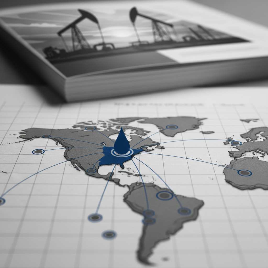 The World’s Top 10 Oil Producers: U.S. Maintains Lead Amid Market Shifts – redaktionell illustration