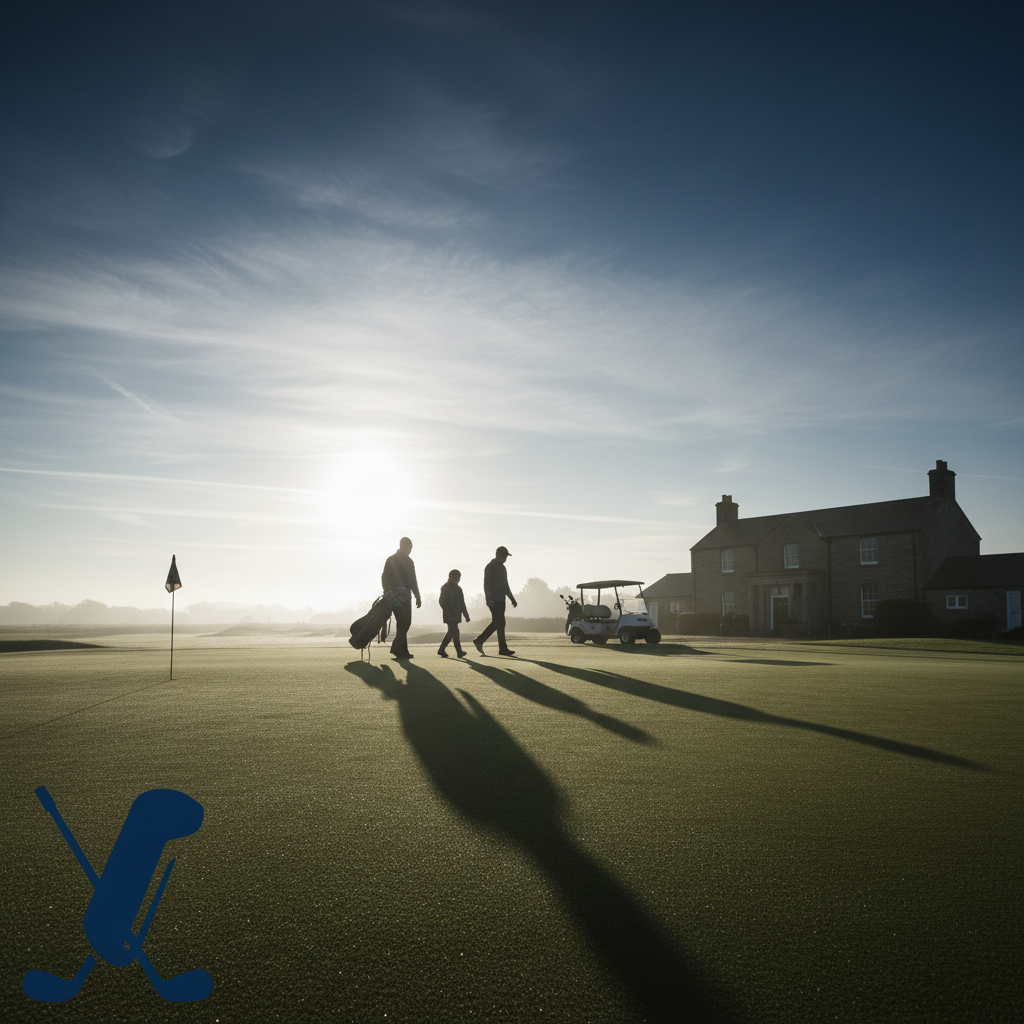 Recension: "Finnegan’s Foursome" – Familjedrama på golfbanan – redaktionell illustration
