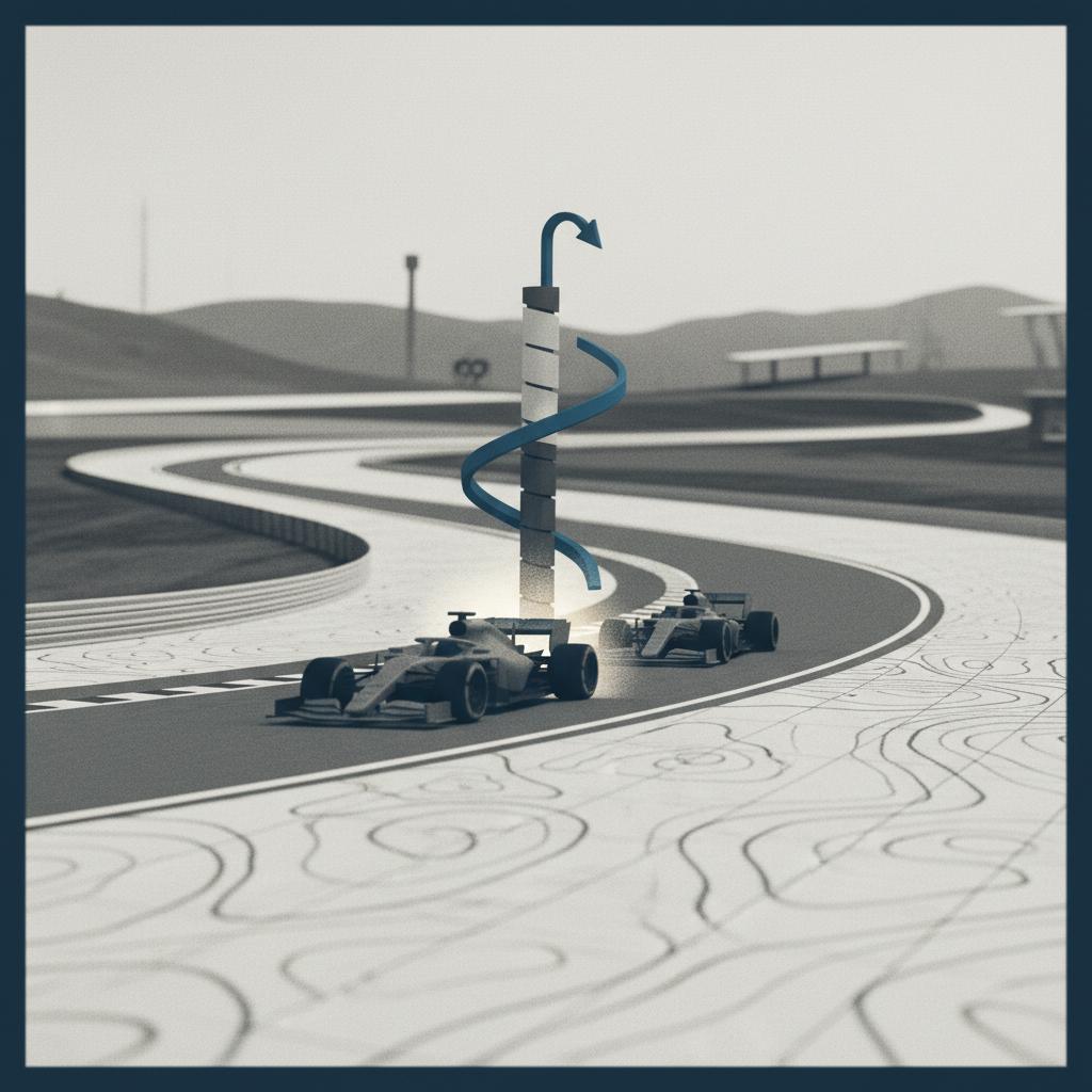 Russell tar pole position inför Kataloniens Grand Prix, Hamilton startar strax bakom – redaktionell illustration