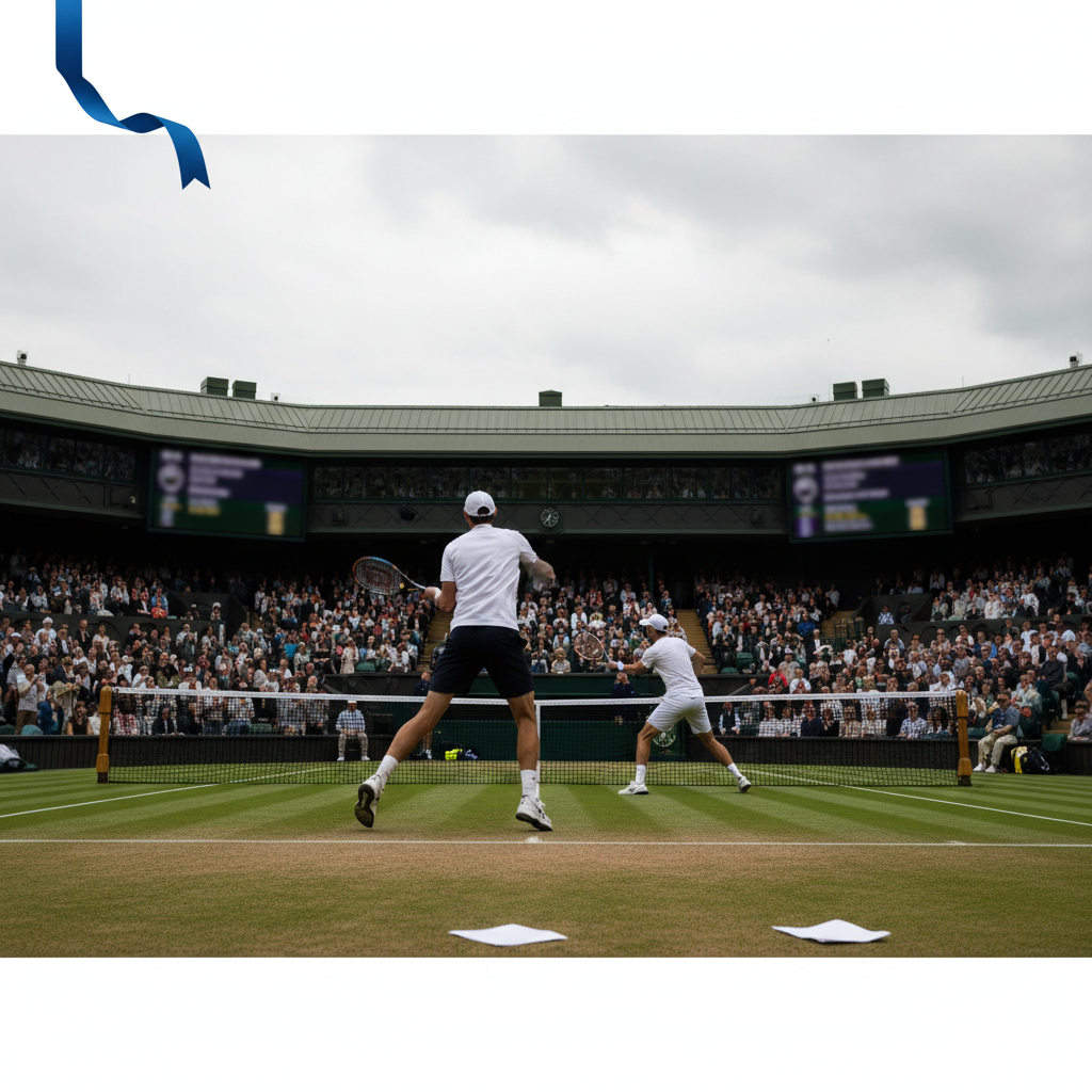 Sabalenka vidare till åttondelsfinal i Wimbledon efter seger mot Ostapenko – redaktionell illustration