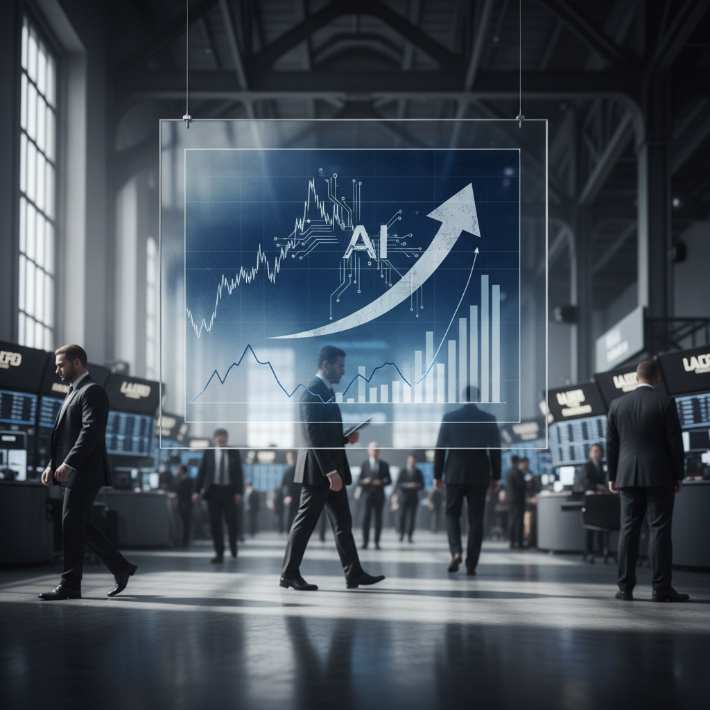 Samsung redovisar stark AI-driven vinst, men aktien vacklar – redaktionell illustration