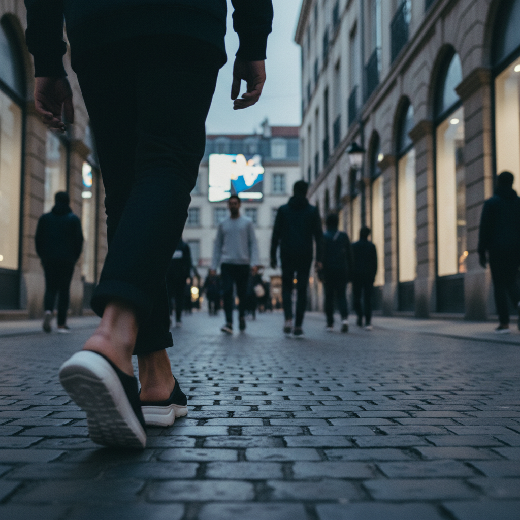 Sneaker-mules: En trend på väg att nå sin kulmen? – redaktionell illustration
