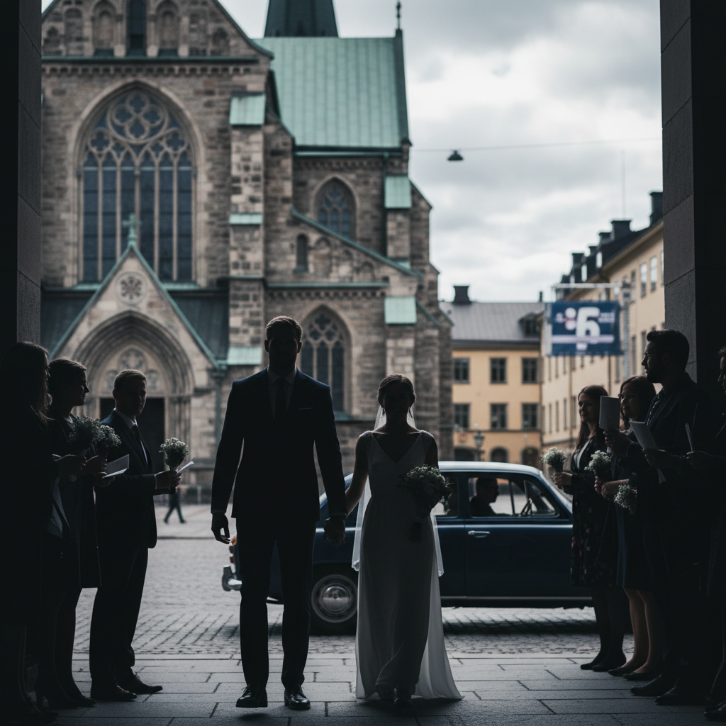 Stefan Holm har gift sig med Jessica Eriksson – redaktionell illustration