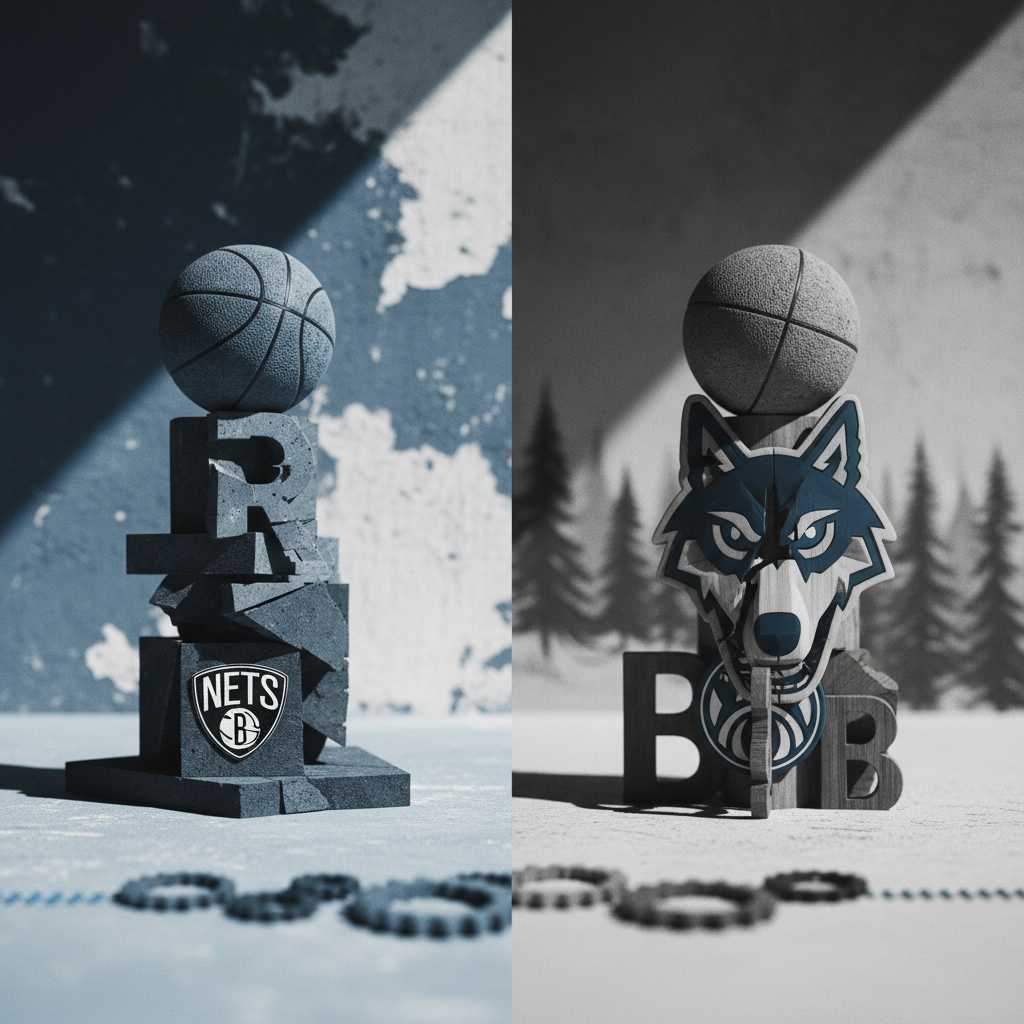 Stora NBA-trejder skakar om ligan: Randle till Brooklyn, Ball till Minnesota – redaktionell illustration