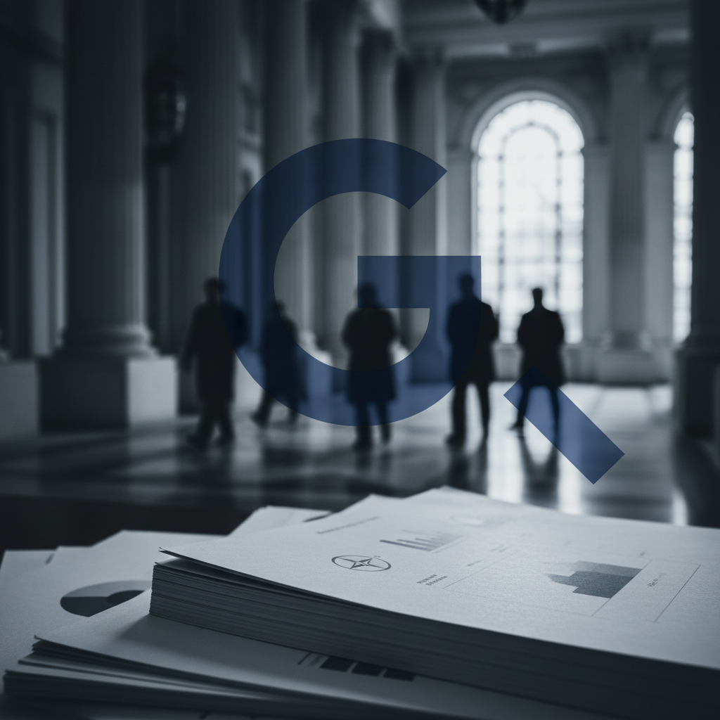 Storbritannien beordrar Google att öka transparensen i sökresultaten – redaktionell illustration
