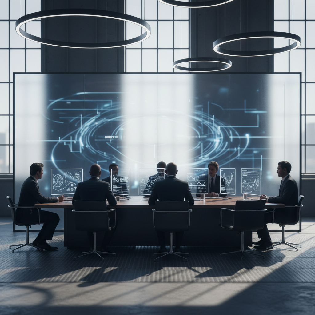 Substack-skribenter diskuterar AI:s påverkan på marknadsrapportering – redaktionell illustration
