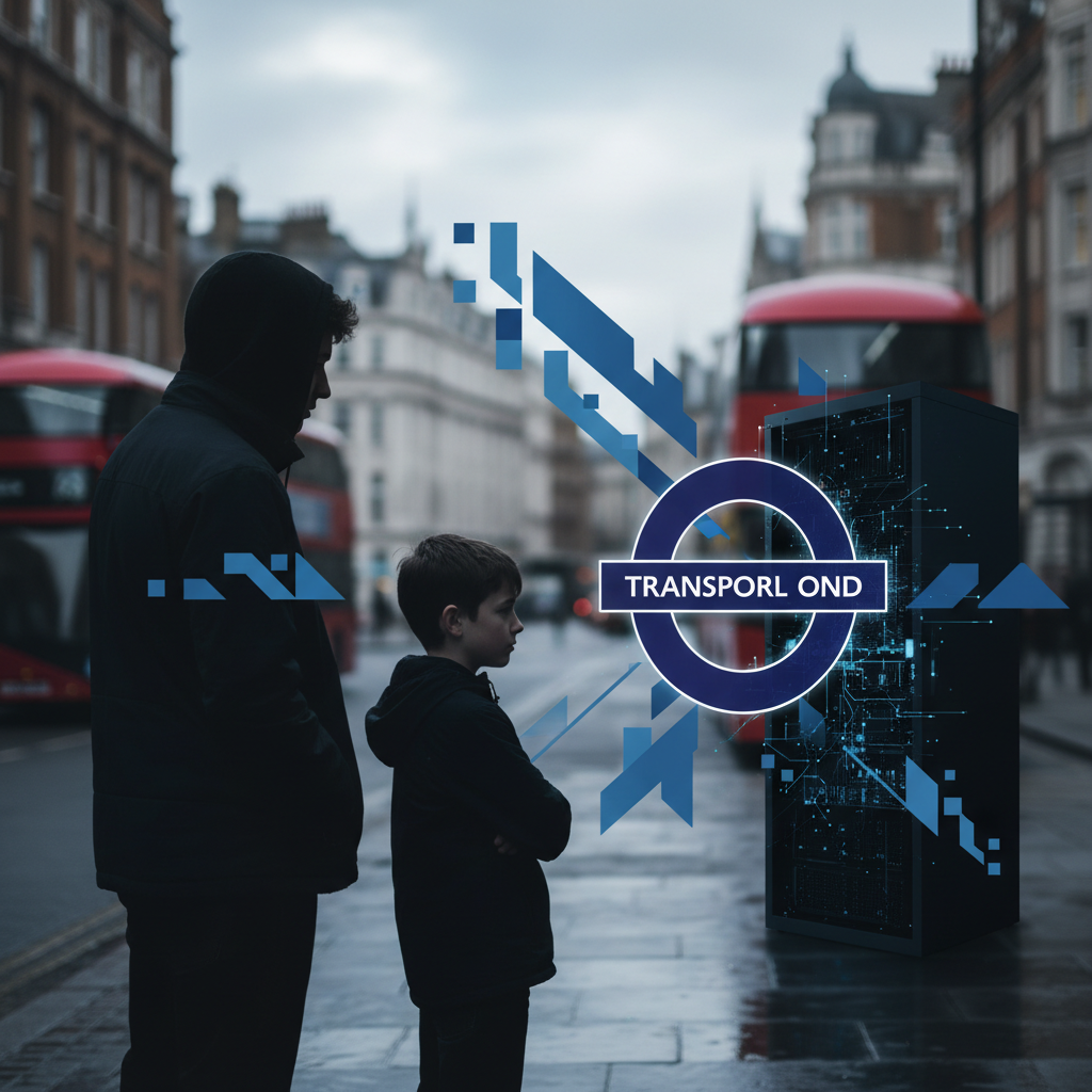 Tonårshackare dömda efter cyberattack mot Transport for London – redaktionell illustration