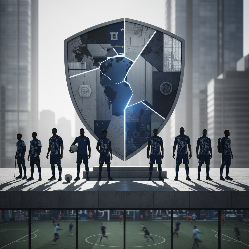 USA:s herrfotbollslandslag fann styrka i mångfald efter lång identitetssökning – redaktionell illustration