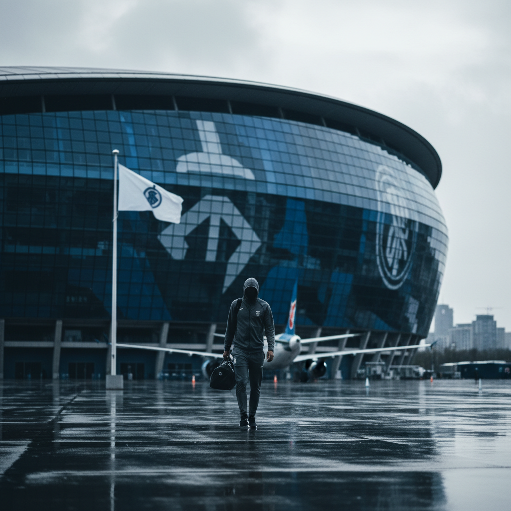 Vitor Reis återvänder till Manchester City efter utlåning – redaktionell illustration
